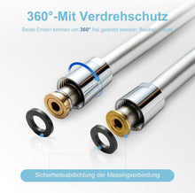 Duschschlauch 2,5m PVC Hochdruck Silber Badarmaturen Ersatz
