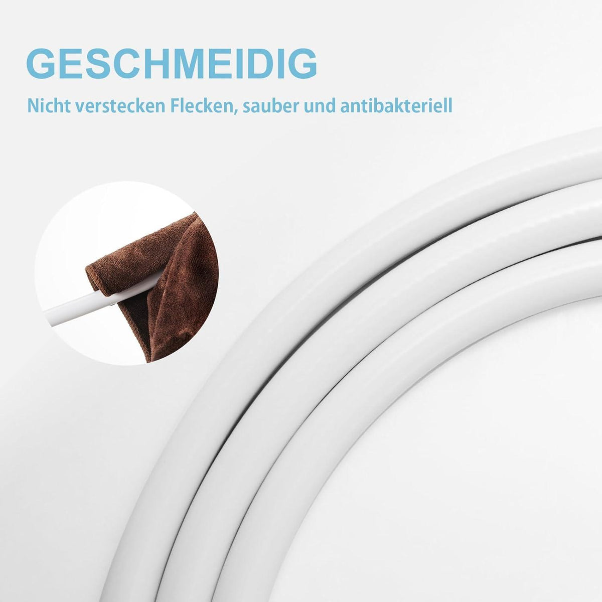 Brauseschlauch Duschschlauch PVC 1,6m Universal Hochdruck Ersatz