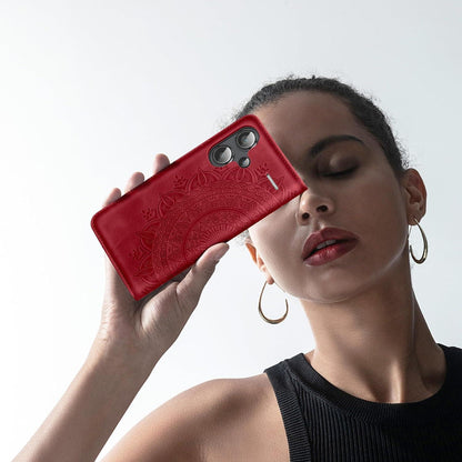 Handyhülle Xiaomi Redmi Note 13 Pro Plus 5G Flip Wallet PU Leder Rot