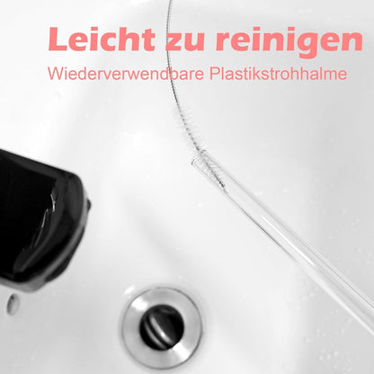 Glasstrohhalme Set 8 Stk. für Stanley Cup, 10mm