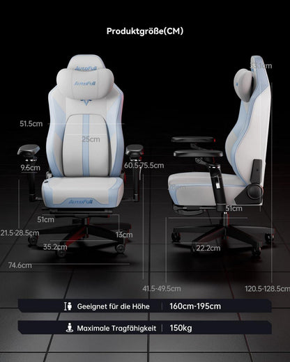 Gaming-Stuhl belüfteter beheizter Sitz 360° Armlehne ergonomisch