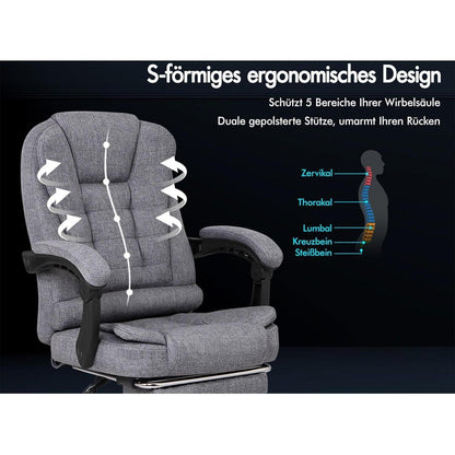 Ergonomischer Massage-Bürostuhl mit