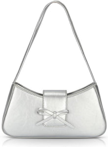 Kleine Schwarz Handtasche Damen PU Leder Umhängetasche