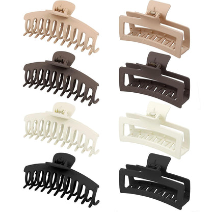 Große Haarklammer Set 8 Stück 13cm Damen Haarspangen Box-Set