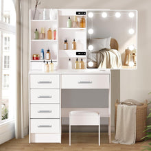 Schminktisch mit LED-Beleuchtung und