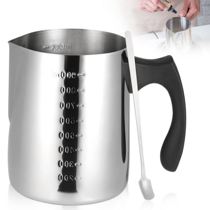 Edelstahl Wachsschmelztopf 900ml mit Skala & Löffel
