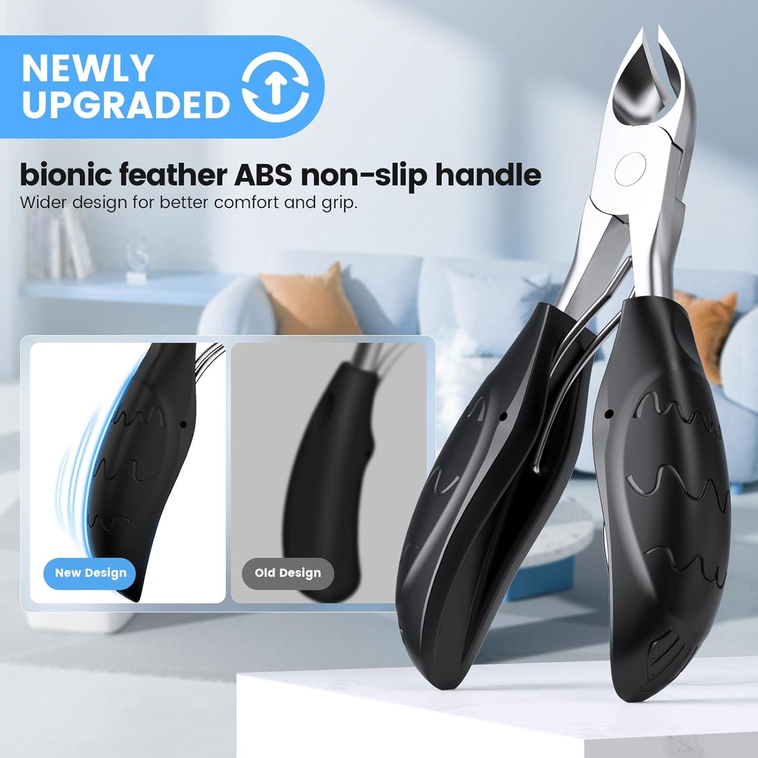 Profi Nagelschere Nagelknipser Set 4-tlg. Scharf Fußnägel Eingewachsene