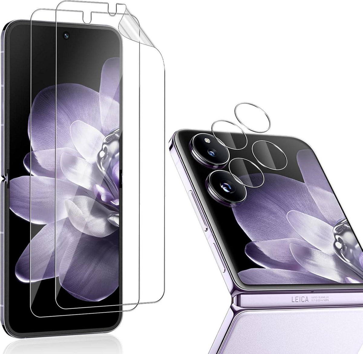 Displayschutz Xiaomi Mix Flip Panzerglas Kameraschutz (2+2) Ultra-klar