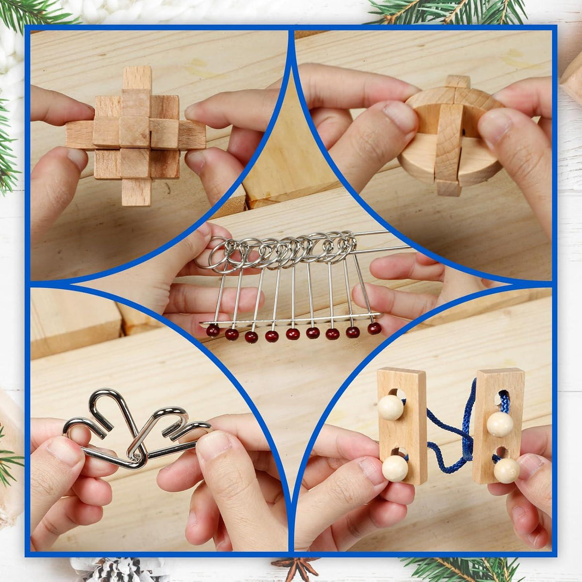Adventskalender 2024 Rätsel für Erwachsene Weihnachten Countdown 24