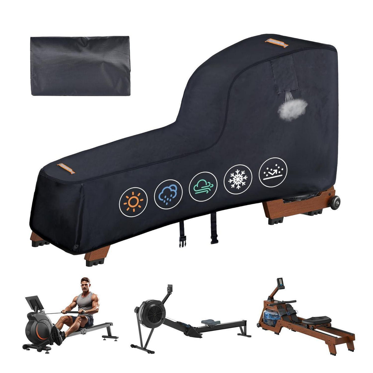 Rudergerät Abdeckung Concept 2, Wasserdicht & Robust Outdoor Schutzhülle