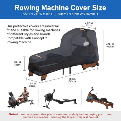 Rudergerät Abdeckung Concept 2, Wasserdicht & Robust Outdoor Schutzhülle