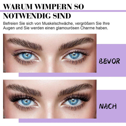 Wimpern-Set 280pcs Cluster Wispy D-Curl für Volumen-Look