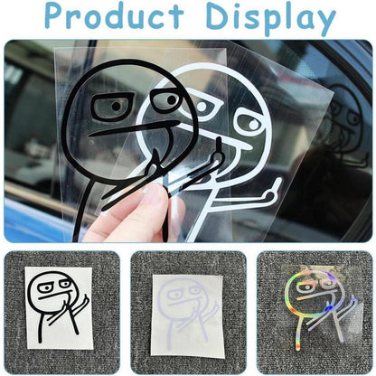6x Mittelfinger Aufkleber – Auto, Laptop & Wanddeko