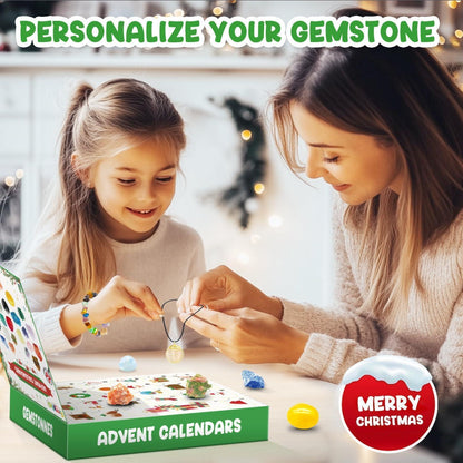 Edelstein Adventskalender 2026 Kinder Kristalle 24 Tage