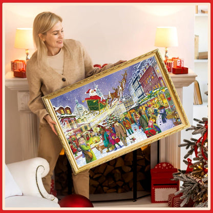 Weihnachts Puzzle Adventskalender 2026: 1008 Teile Familien