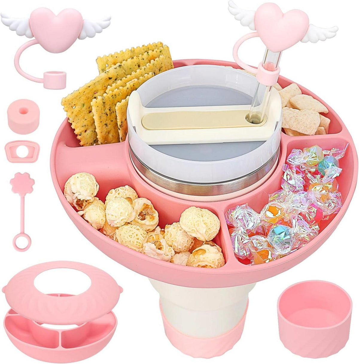Silikon Snackteller Stanley Cup Zubehör 40oz Tumbler Kit 6-teilig
