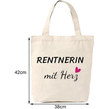 Rentnerin Tasche und Schlüsselanhänger Set - Ruhestand
