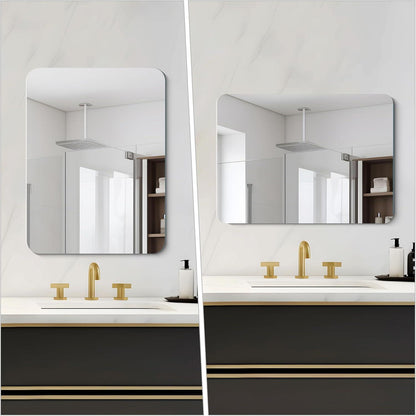 Rahmenloser Wandspiegel Rechteckig 75x100 cm – Modern & Sicher