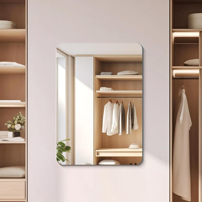 Rahmenloser Wandspiegel Rechteckig 75x100 cm – Modern & Sicher
