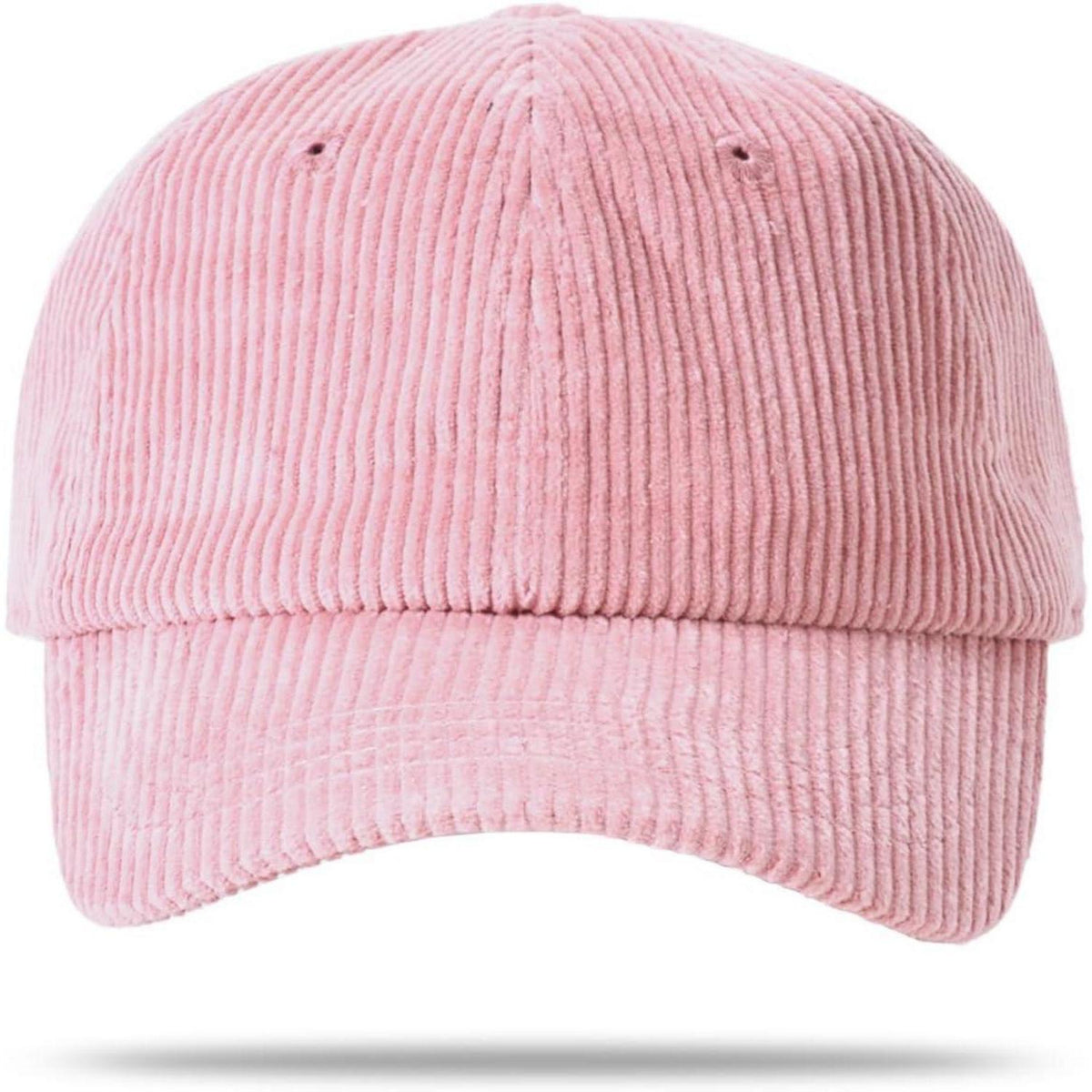 Cord Baseball Cap Damen Winter Verstellbar Rosa
