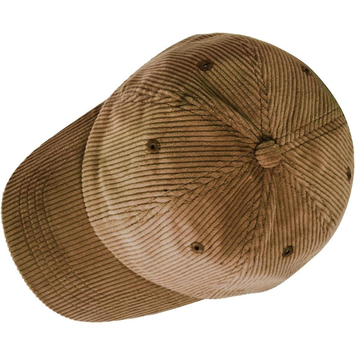 Cord Baseball Cap Damen Winter Verstellbar Braun
