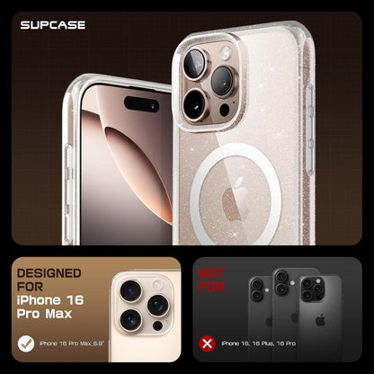 iPhone 16 Pro Max Hülle MagSafe Transparent Kratzfest Schutzhülle