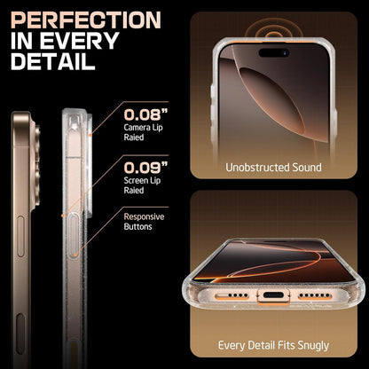 iPhone 16 Pro Max Hülle MagSafe Transparent Kratzfest Schutzhülle