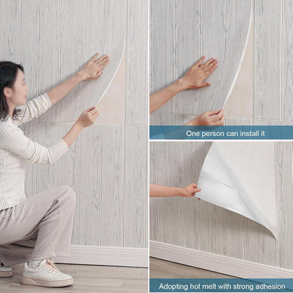 Selbstklebende Holzoptik Tapete Vliestapete 70CM*10M Eiche
