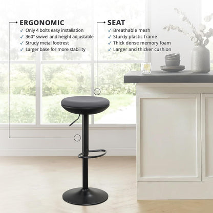 Ergonomischer Stehhocker höhenverstellbar 360° drehbar Büro