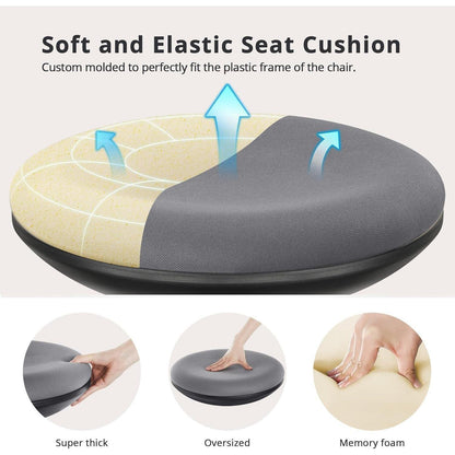 Ergonomischer Stehhocker höhenverstellbar 360° drehbar Büro