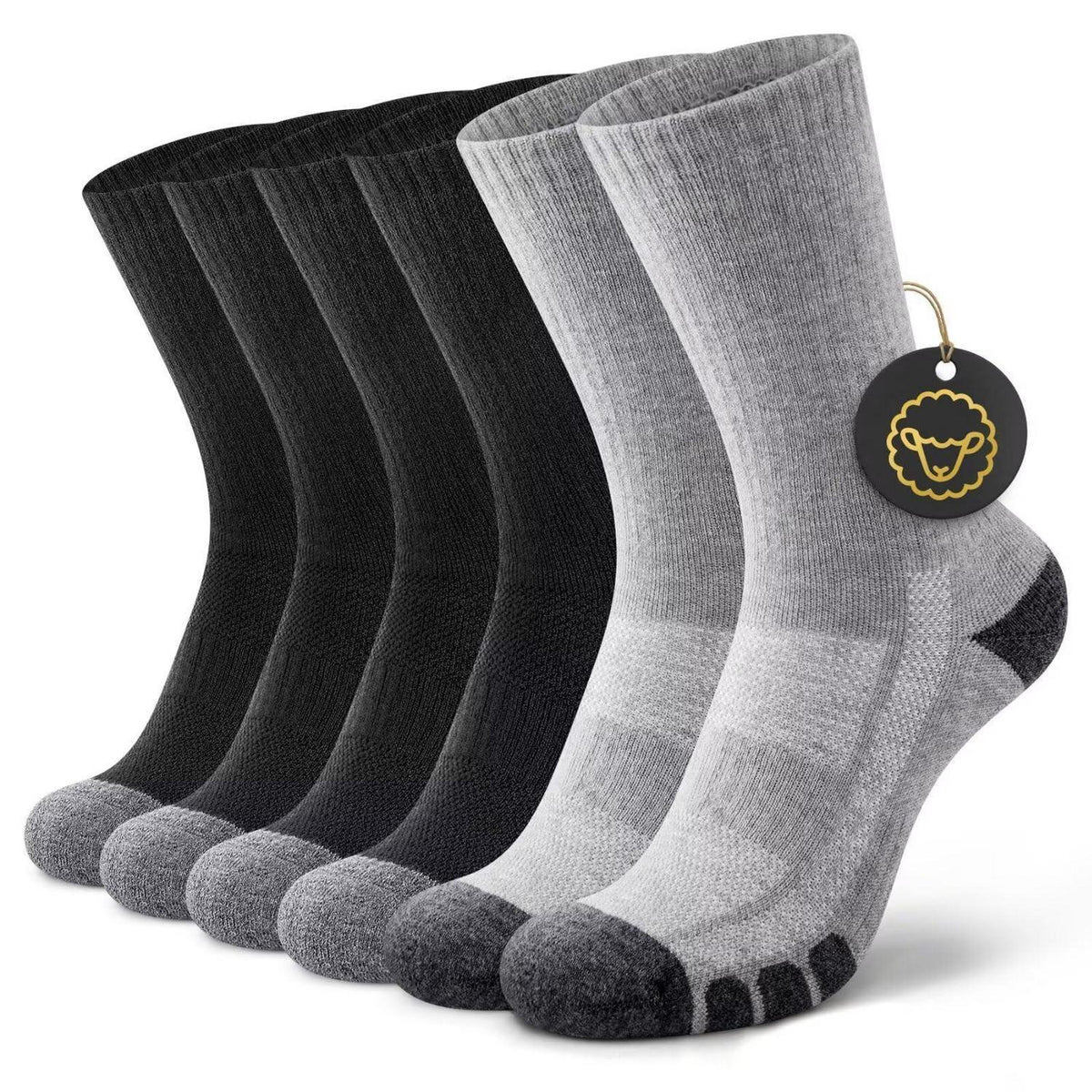 Wandersocken Merino 3er-Pack Damen Herren Outdoor Trekking 43-46