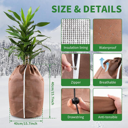 40x40cm Hydrogarden Winter-Topfschutz XL Thermo Winterschutz