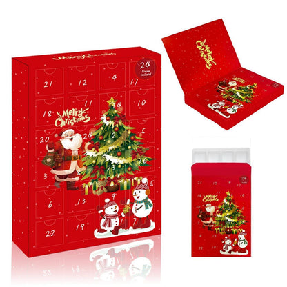 Adventskalender zum Selbst Befüllen – 24 Geschenkschachteln Rot