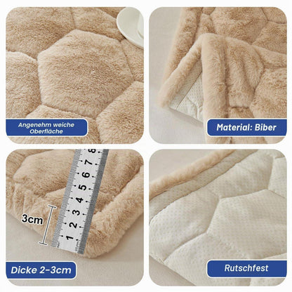 Dicker Sofaüberzug rutschfest – Helles Kamel 90x210 cm