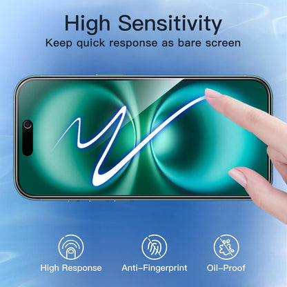 Sichtschutz iPhone 16 Plus 6,7 Zoll 2 Stück Anti-Spy