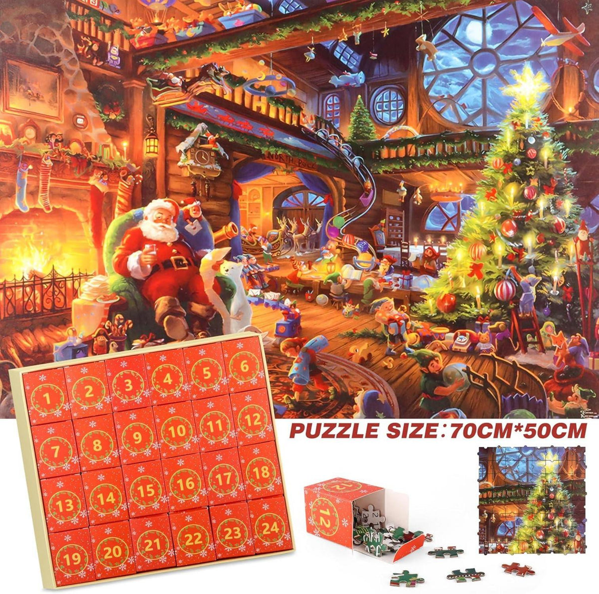 Adventskalender Puzzle 2024 Mädchen Jungen Frauen Männer