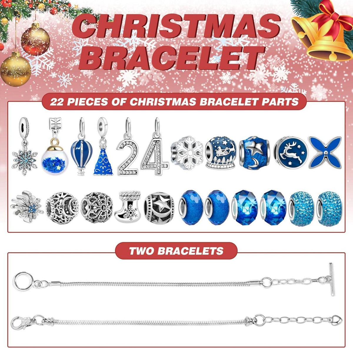 Adventskalender Schmuck Mädchen 2024 DIY Weihnachtskalender