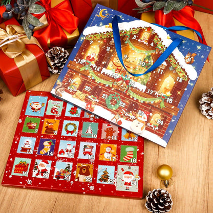 DIY Adventskalender 2024 Mädchen Armreif Schmuck Set Blau