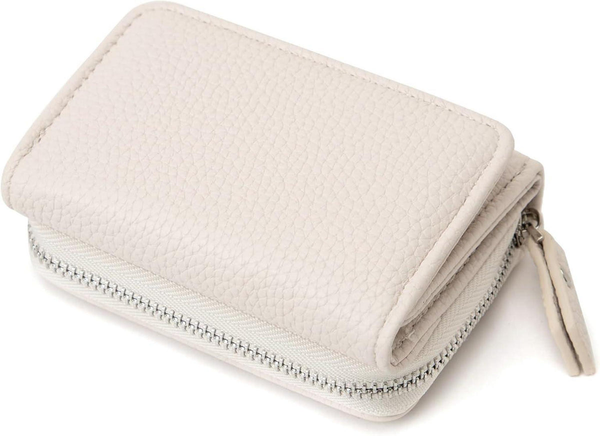 Damen Trifold Leder Portemonnaie mit 6 Kartenfächern