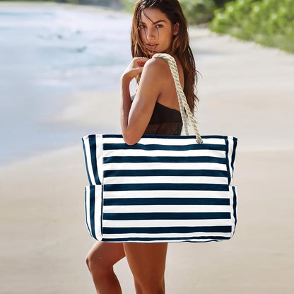 Strandtasche Groß Damen XXL Tote Bag Shopper Wasserdicht Urlaub Reisetasche