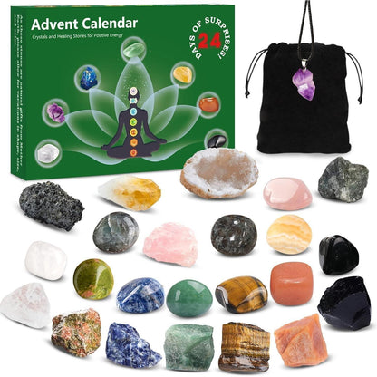 Adventskalender 2026 Kinder mit Natürlichen Edelsteinen und