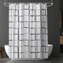 Duschvorhang Anti-Schimmel Wasserdicht 180x180 cm PEVA Curtain mit 12