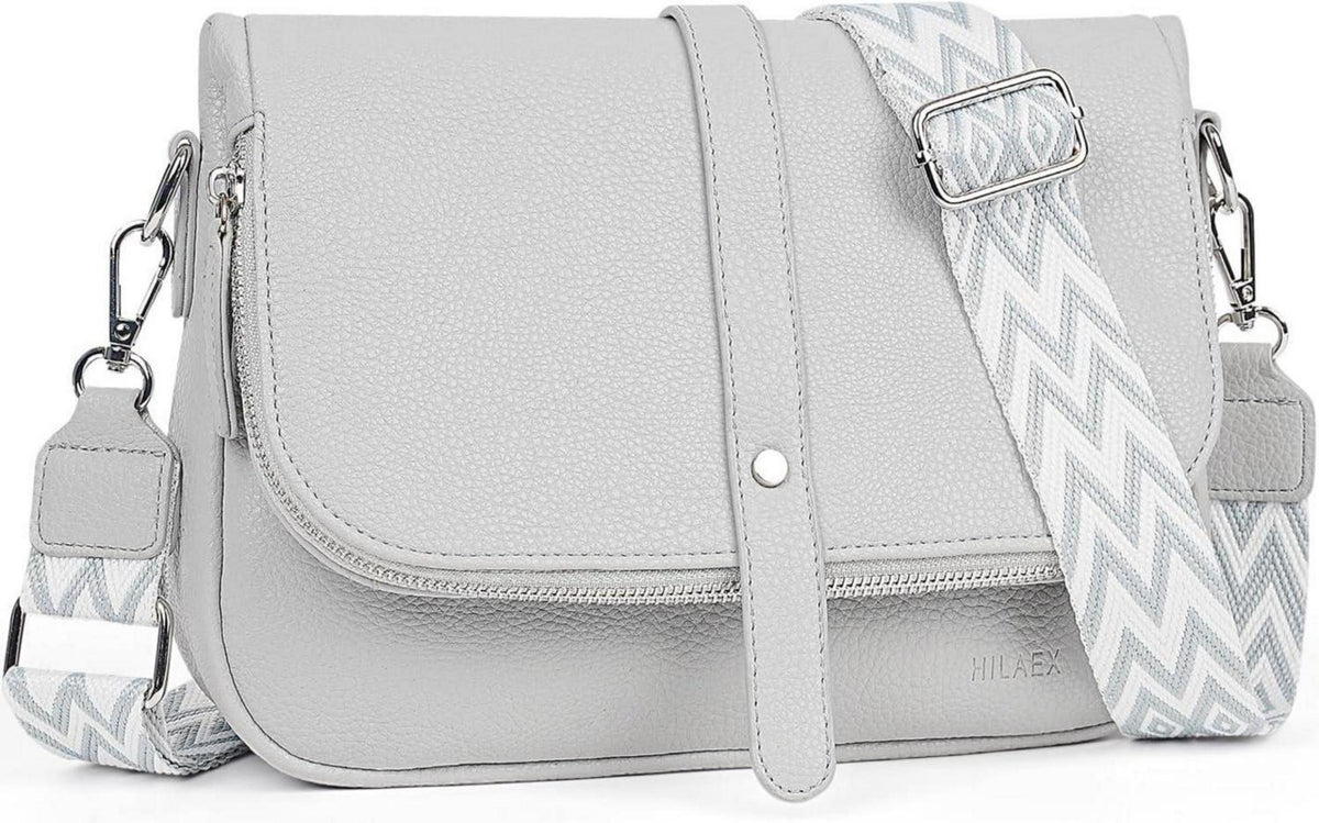 Elegante Leder Umhängetasche mit Verstellbarem Gurt