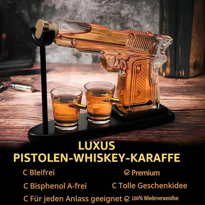 Whisky Geschenkset mit Karaffe & Bullet Gläsern