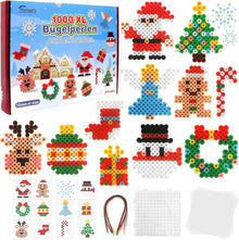 Große 10mm Weihnachts Bügelperlen Set mit XL Steckperlen