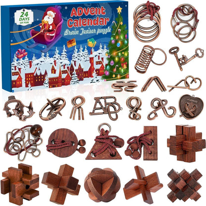 Puzzle Adventskalender 2026: Weihnachtspuzzle Geschenke für
