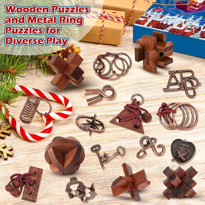 Puzzle Adventskalender 2026: Weihnachtspuzzle Geschenke für