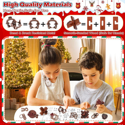 Puzzle Adventskalender 2026: Weihnachtspuzzle Geschenke für