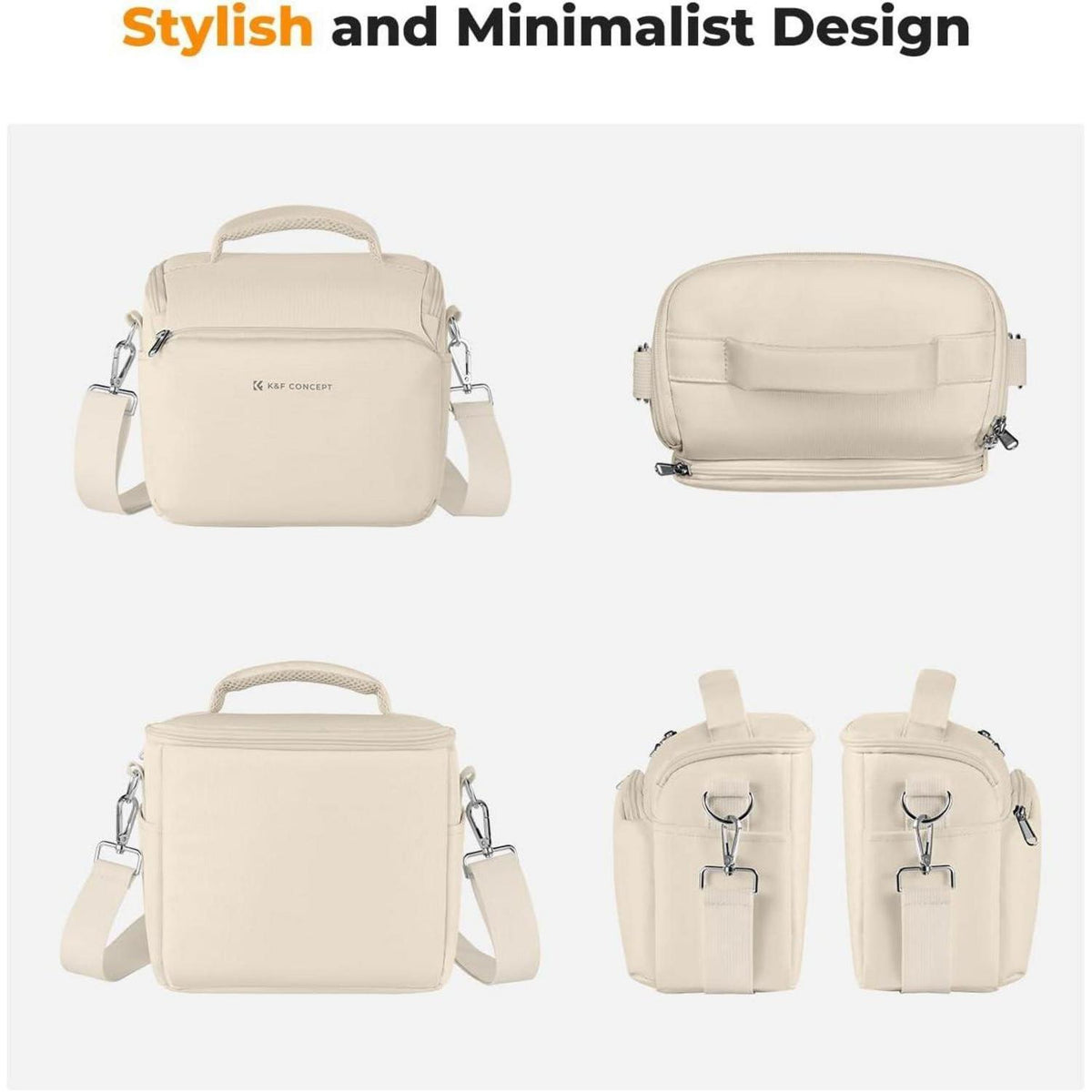 Kamera Umhängetasche Beige – Schutz & Komfort für DSLR
