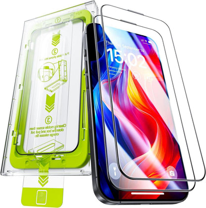 iPhone 16 Plus Panzerglas Displayschutz 2er Pack